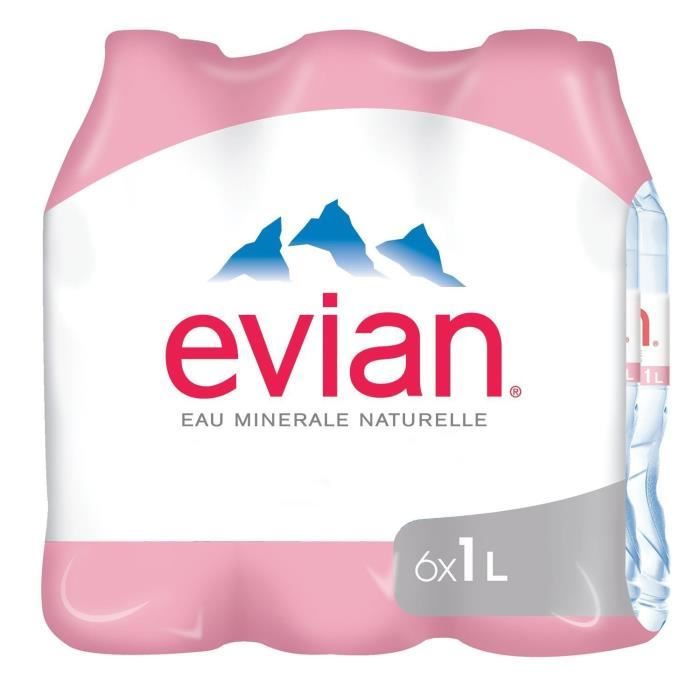 Evian 6x1L